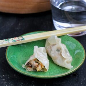 Steamed Shrimp & Mushroom Dumplings for Chinese New Year