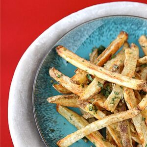 Baked French Fries with Indian Spices (Cumin & Coriander)
