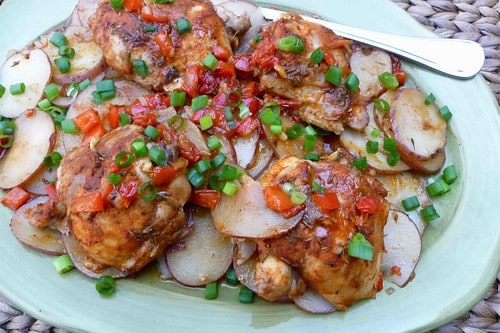 Smoked Paprika Chicken with Red-Skinned Potatoes Recipe