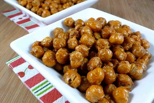 Spicy Roasted Chickpeas with Rosemary & Brown Sugar Recipe