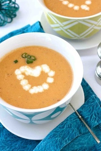 This silky shrimp bisque recipe is rich in flavor and elevated with a splash of sherry. Wonderful for special occasions, such as Valentine’s Day!