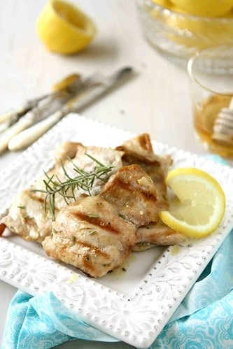 Grilled Lemon & Rosemary Chicken Recipe