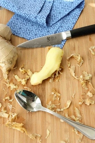 How to: Peel Ginger