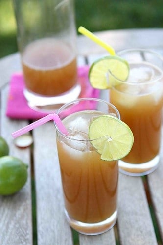 Rum Punch Recipe with Ginger Beer & Pineapple Juice