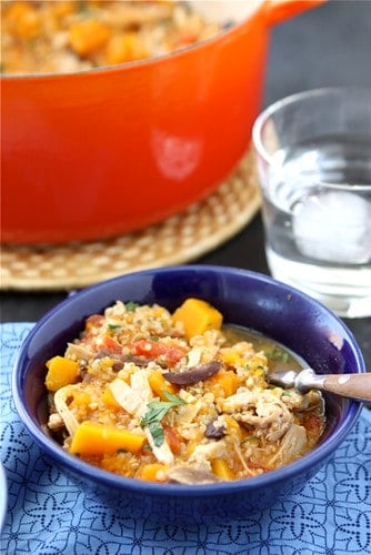 Hearty Chicken Stew with Butternut Squash & Quinoa...The most popular recipe on my site! 330 calories and 5 Weight Watchers Freestyle SP
