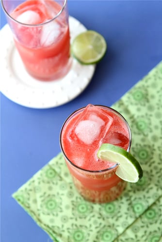 Watermelon Limeade Vodka Cooler Recipe & TV Fun