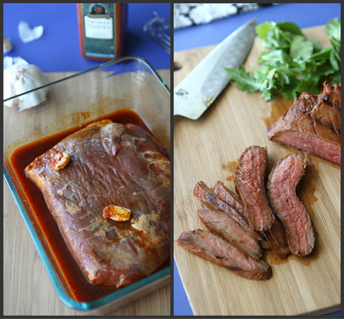 Grilled Flank Steak Salad with Smoked Paprika Dressing Recipe