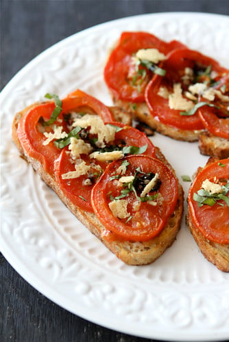 Roasted Tomato Sandwich Recipe with Goat Cheese & Balsamic Syrup