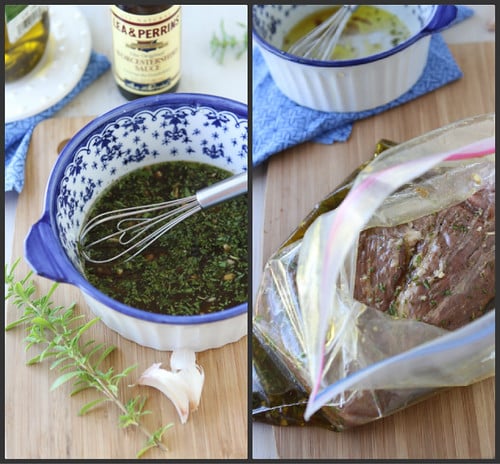 Grilled Marinated Tri-Tip Steak Recipe with Red Pepper Cilantro Pesto {Giveaway}