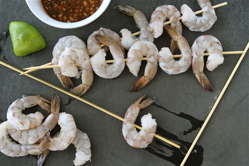 Sweet & Spicy Grilled Shrimp Recipe with Marmalade Molasses Sauce
