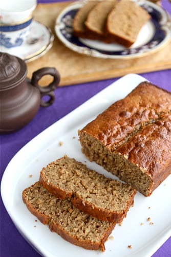 Peanut Butter &; Banana Whole Wheat Quick Bread Recipe by Cookin' Canuck