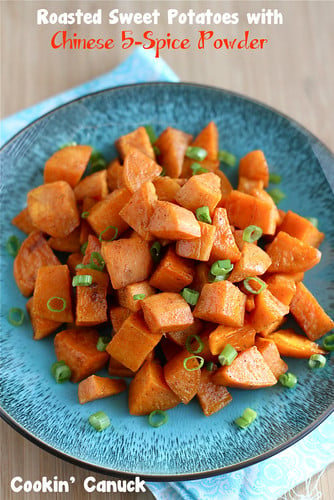 Roasted Sweet Potatoes Recipe with Chinese Five-Spice Powder by Cookin' Canuck
