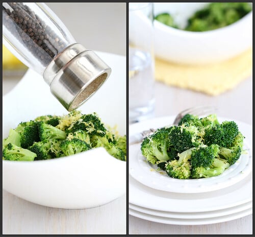 Lemon Pepper Steamed Broccoli Recipe