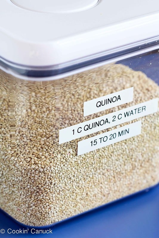 This tutorial on How to Freeze Quinoa will change your cooking life! Keep this versatile grain on hand in the freezer for quick salad, soups & side dishes.