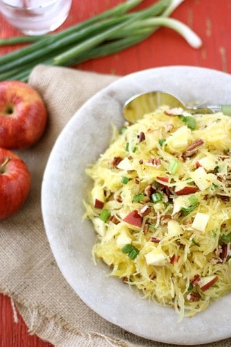 Spaghetti Squash with Apples & Toasted Pecans Recipe