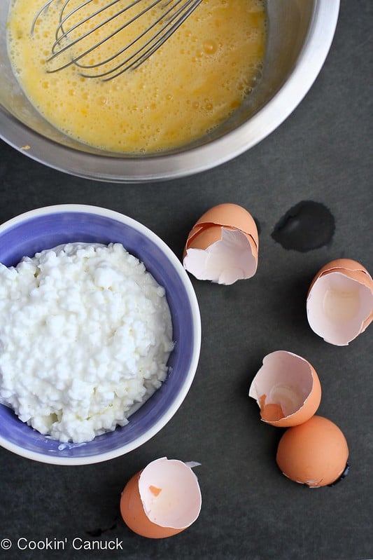 Skinny Sausage and Egg Breakfast Casserole Recipe | cookincanuck.com #breakfast #brunch #recipe
