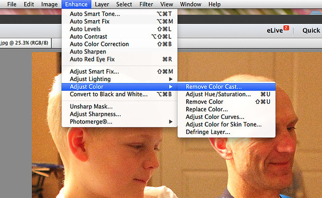How to Remove a Color Cast in Photoshop Elements...Get rid of those orange photos forever! | cookincanuck.com #photography