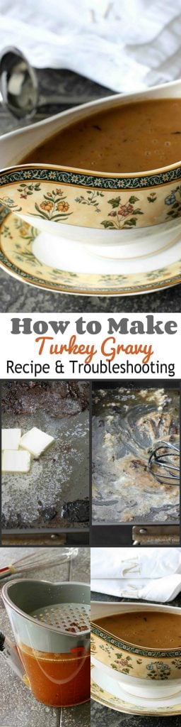 How to Make Turkey Gravy: Recipe & Trouble Shooting #Thanksgiving