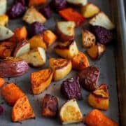 This roasted root vegetables recipe would be a hit at any meal. The vegetables are full of nutrients and as addictive as candy! 205 calories and 4 Weight Watchers Freestyle SP