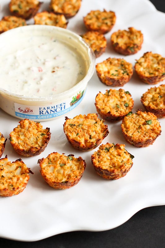 Hummus and Feta Cauliflower Bites…Great for healthy snacking or entertaining! 48 calories and 1 Weight Watcher Freestyle SP for 2 bites!