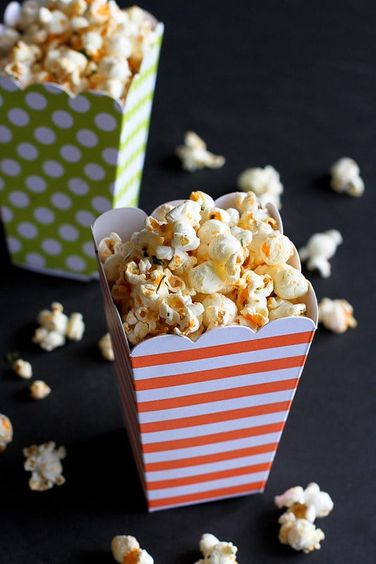 Sriracha Lime Olive Oil Popcorn Recipe…A whole grain snack with a tangy kick! 104 calories and 3 Weight Watchers Freestyle SP