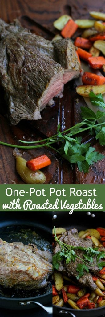 One-Pot Pot Roast with Roasted Vegetables…This classic Sunday night dinner recipe doesn’t get any easier. Lots of flavor and protein, with a healthy spin! 323 calories and 5 Weight Watchers Freestyle SP