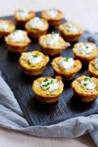 You won’t be able to eat just one of these Baked Mashed Potato Bites, the perfect lightened-up appetizer! For 2 bites…81 calories and Freestyle SP