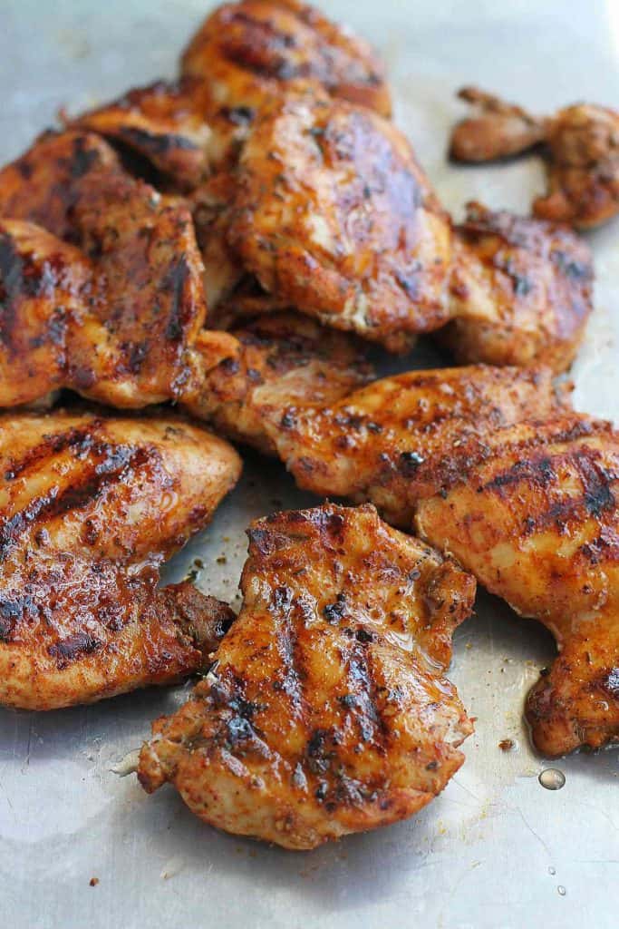 Grilled (or Broiled) Spice Rubbed Chicken Recipe...265 calories and 5 Weight Watcher SmartPoints