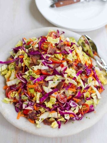 Once you taste this BLT Slaw recipe, you’ll want to make it for every summertime potluck and barbecue! 98 calories and 3 Weight Watchers Freestyle SP