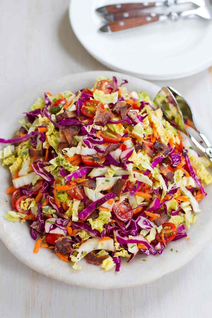 Once you taste this BLT Slaw recipe, youâ€™ll want to make it for every summertime potluck and barbecue! 98 calories and 3 Weight Watchers Freestyle SP