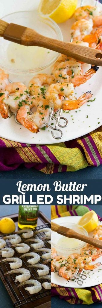 The most succulent grilled shrimp, brushed with lemon butter and ready to eat straight from the skewer! 102 calories and 1 Weight Watchers Freestyle SP