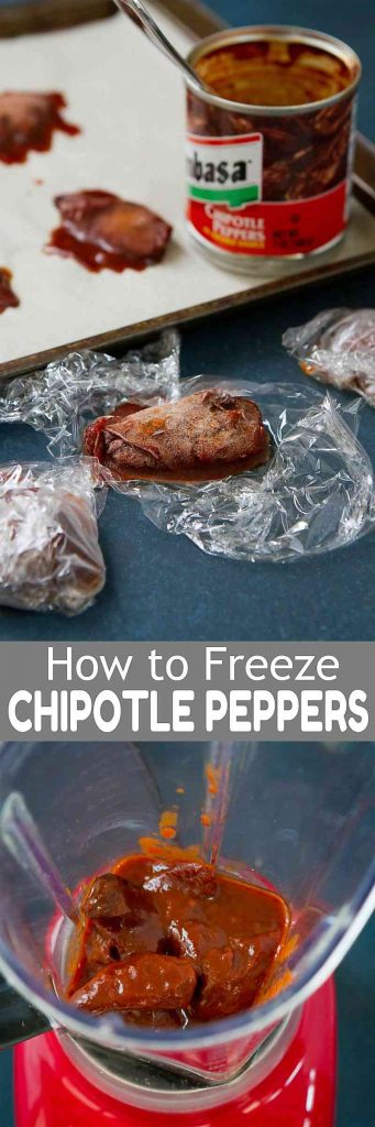 How to Freeze Chipotle Peppers - Keep them on hand to add some smoky heat to your soup, chili and more!