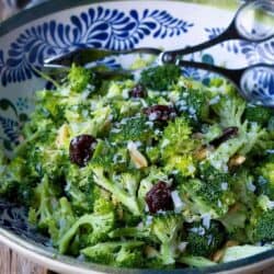 This lightened-up broccoli salad recipe is tossed with a light Dijon vinaigrette, and is a fantastic option for a light lunch or picnic. 148 calories and 4 Weight Watchers Freestyle SP