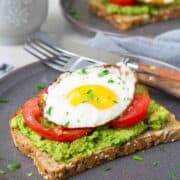 Every single morning! Packed with protein, fiber and healthy fat, avocado toast with egg and tomato is an easy and satisfying way to kick off the day! 349 calories and 3 Weight Watchers Freestyle SP