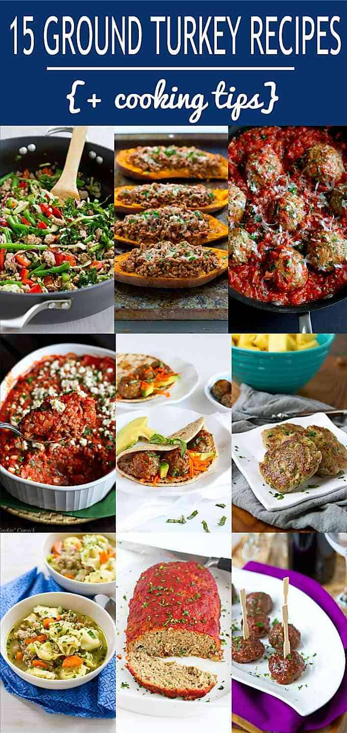 Ground turkey recipes are a great way to lighten up your dinnertime meals. Dive into these 15 ground turkey recipes to make dinnertime easy and healthy. #groundturkey #recipes #dinner