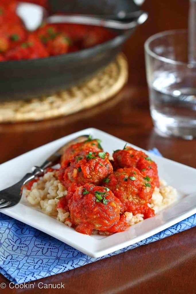 Bolster the vitamins and flavor in a classic turkey meatball recipe with some butternut squash puree. The kids will never know!