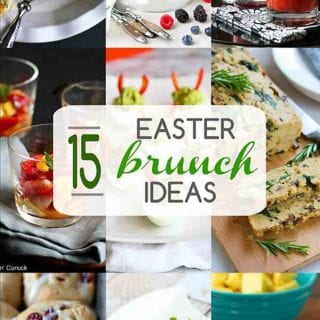 Celebrate Easter with a brunch filled with fresh flavors and seasonal recipes. These Easter brunch ideas include breakfast, salad, and tipsy and non-tipsy drink recipes. #Easter #brunch #recipes