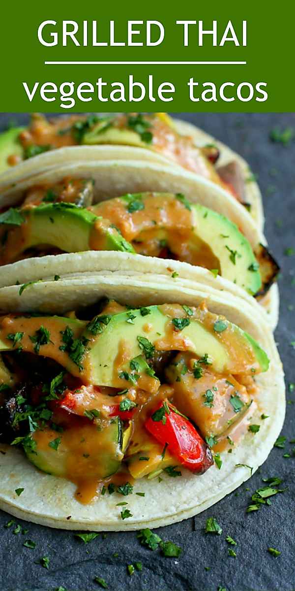 Grilled vegetable tacos are perfect for a meatless meal any time of the year! 238 calories and 6 Weight Watchers Freestyle SP #vegetarian #weightwatchers #tacorecipes