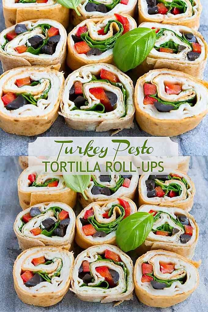 Turkey roll ups with cream cheese can be tucked into lunch boxes or served up as appetizers. They’re healthy, delicious and easy to make! 68 calories and 2 Weight Watchers Freestyle SP #wwfreestyle #pesto #lunchrecipes
