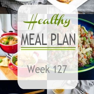 Plenty of new and old favorites in this week's healthy meal plan. A little bit of everything to keep the whole family happy. #mealplanning #mealprep #dinner