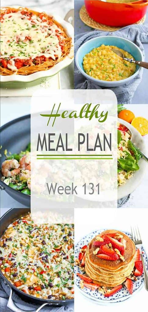 More healthy recipe ideas in this week's meal plan. For every recipe, I included substitution suggestions in case ingredients are scarce. #mealplanning #mealplan #dinner