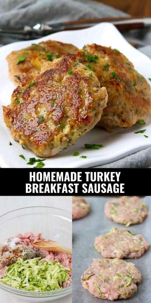 Homemade Turkey Sausage Patties are fantastic for breakfast or brunch. Easy to make and freeze, and so much better than store-bought!  112 calories and 3 Weight Watchers SP | Recipes healthy | Patties | Seasoning | Brunch #breakfastsausage #healthysausage #breakfastrecipes