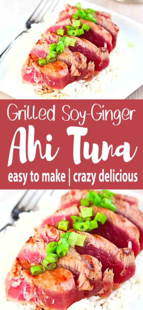 Seared ahi tuna is one of those recipes that looks really impressive, but is a breeze to make. Restaurant-quality, right from your own kitchen! 233 calories and 2 Weight Watchers SP | Valentine's Day | Seared Tuna