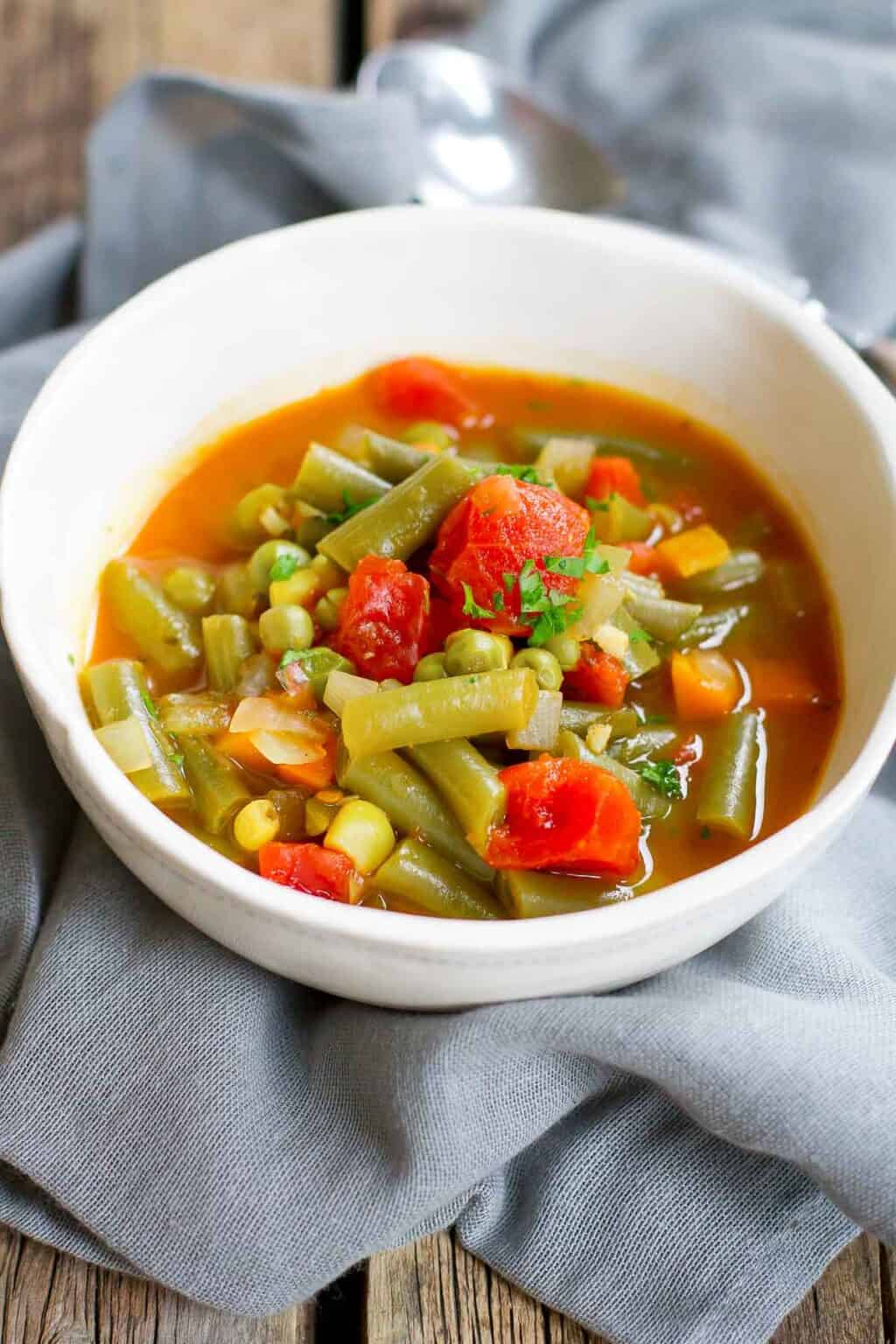 Instant Pot Vegetable Soup - Pressure Cooker or Stovetop Recipe