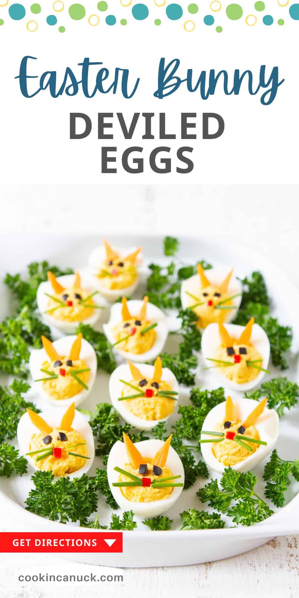 The cutest little appetizer just hopped into town! These Easter bunny deviled eggs are bound to be a hit with kids of all ages. | Ideas | Easy bunny deviled eggs | Recipe best | For Easter