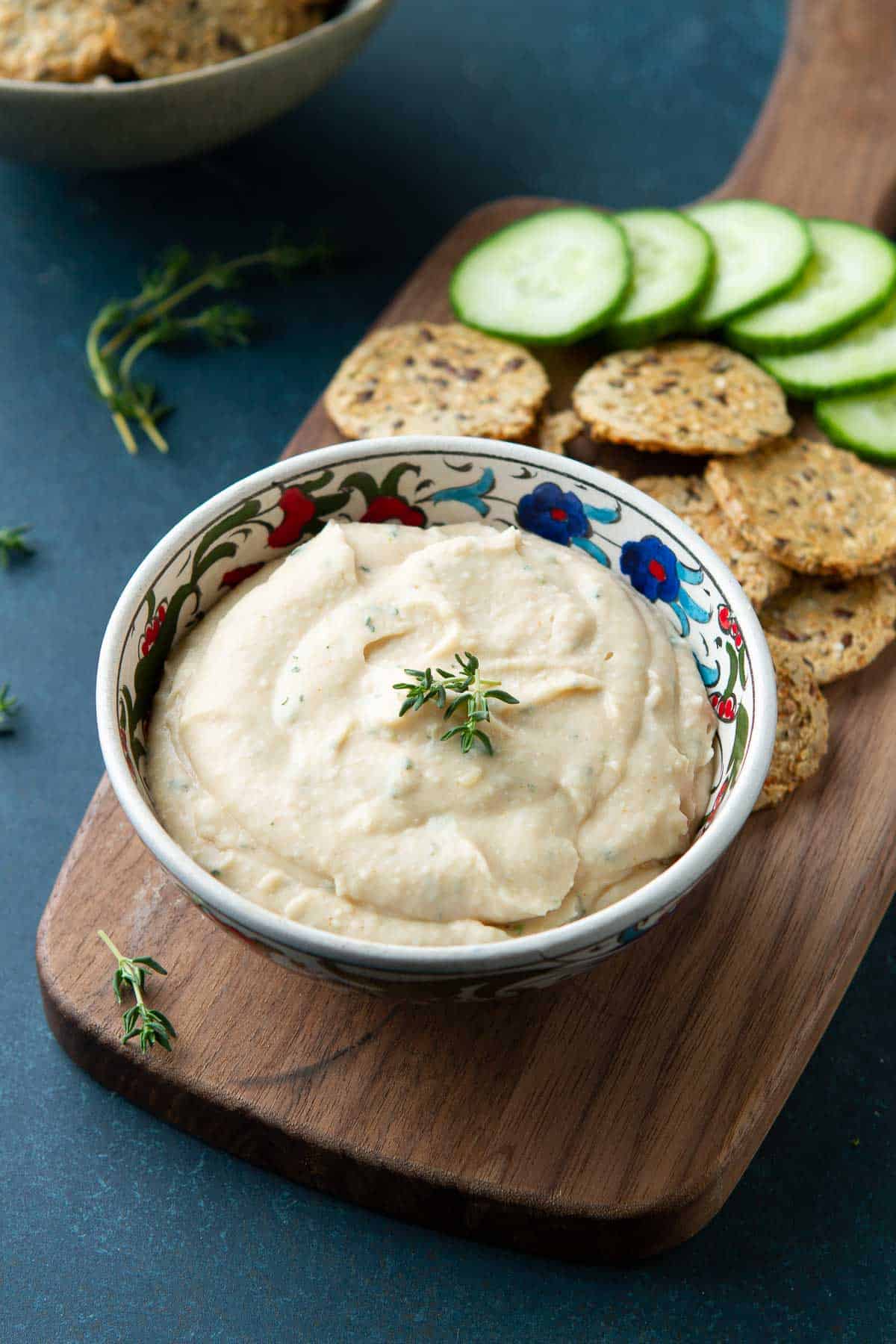 Serve this healthy white bean dip at your next football get-together, or enjoy it as a power-packed snack during the week. | Vegetarian | Hummus | Recipes