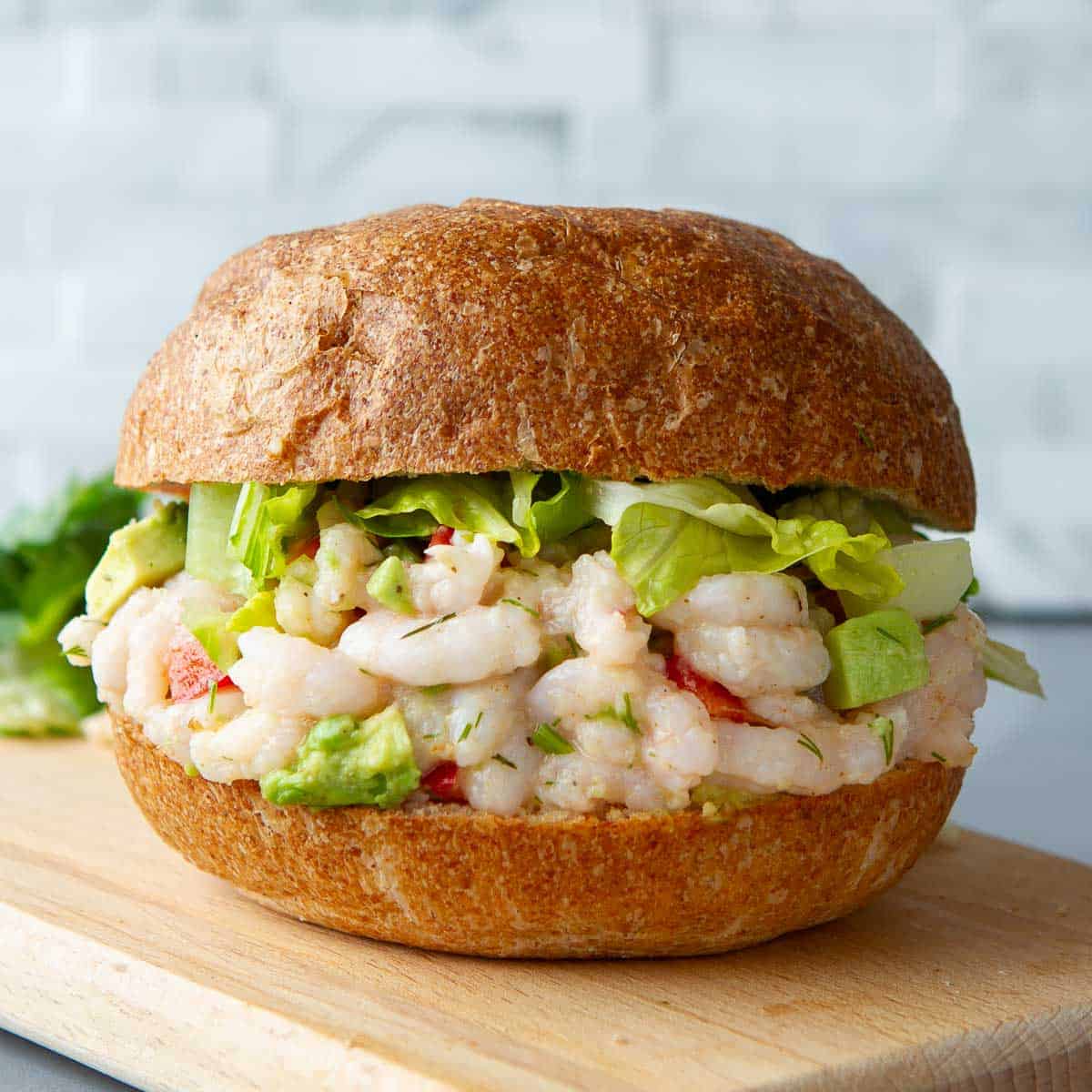 Shrimp Salad Sandwich - Cookin Canuck